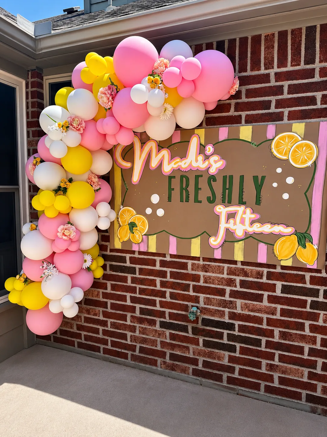 Custom Balloon Backdrop